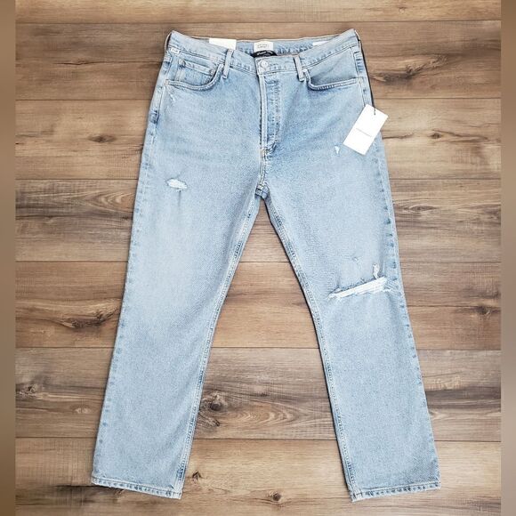 Citizens Of Humanity Jolene High Rise Vintage Slim In Bluejay Size 31 NWT - Picture 5 of 10